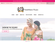 Tablet Screenshot of happinessplace.com.au